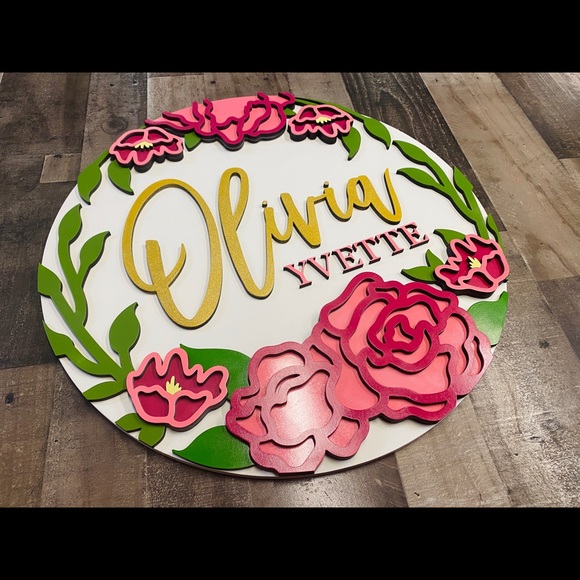 Custom Nursery Sign - Picture 3 of 7